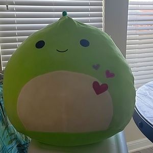 Squishmallows Rare hearts Danny Dinasaur. Large